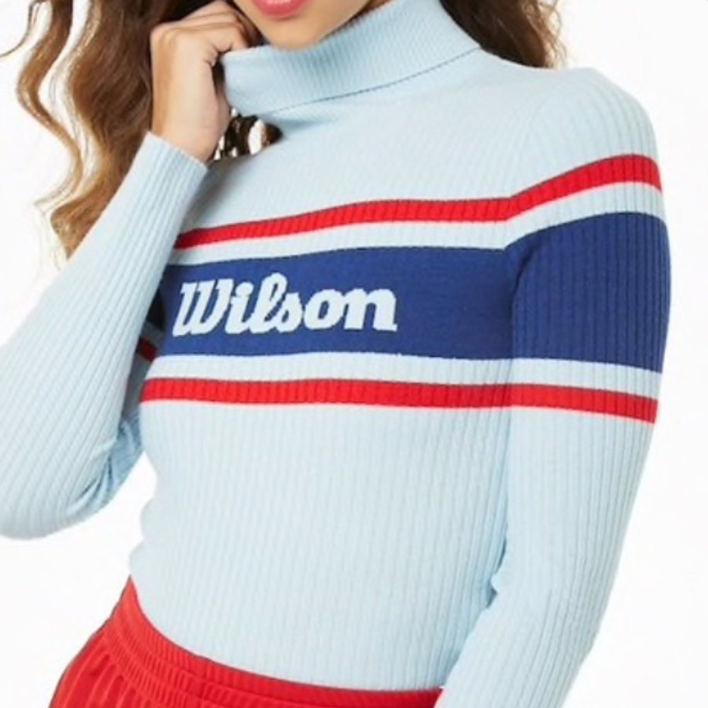 Blue Wilson Turtle Neck
